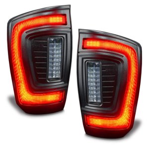 Toyota Tacoma LED Tail Lights - Rear - ORACLE Lighting - Flush Style - Black - `16-`23